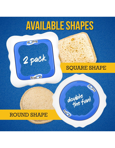 Cortador de Sándwich BigLeef Redondo y Cuadrado Apto Lavavajillas Cortador de Sándwich BigLeef Redondo y Cuadrado Apto Lavavajillas
