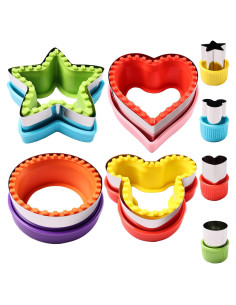 Cortadores de Sándwiches y Galletas GELIFATLE 8 Piezas