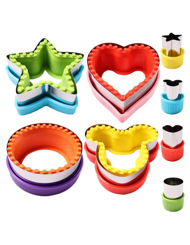 Cortadores de Sándwiches y Galletas GELIFATLE 8 Piezas