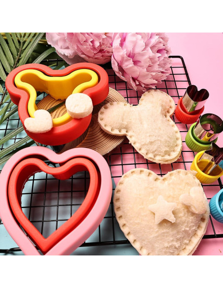 Cortadores de Sándwiches y Galletas GELIFATLE 8 Piezas