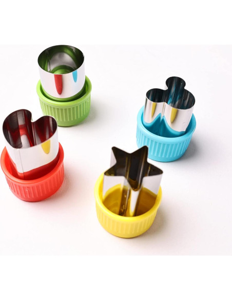 Cortadores de Sándwiches y Galletas GELIFATLE 8 Piezas