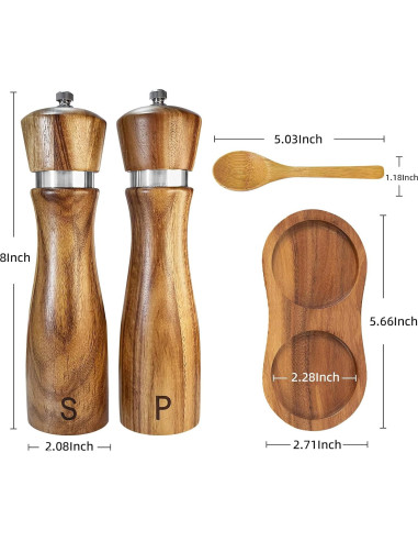 Juego de Molinillos de Sal y Pimienta Good Grips 20 cm