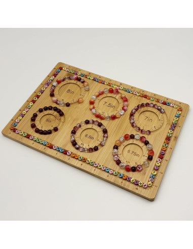 Tablero de Cuentas Petoysoso de Bambú 29.97x19.81cm DIY