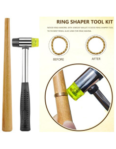 Kit de Herramientas para Medir Tallas de Anillos EJOQSON 12PCS 2