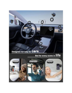 Soporte Magnético para Teléfono Huizhou A1 360 Negro 2