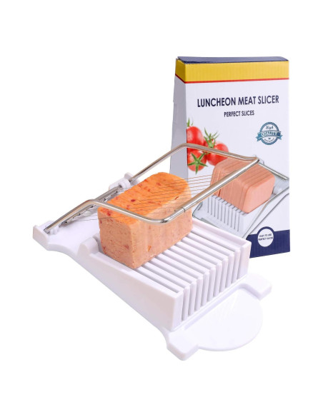 Cortador de Alimentos NVTED Blanco 10 Rebanadas Acero Inoxidable