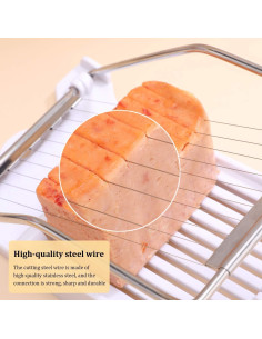 Cortador de Alimentos NVTED Blanco 10 Rebanadas Acero Inoxidable 2