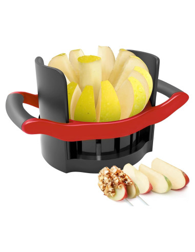 Cortador de Manzanas Newness 13 cm Acero Inoxidable Rojo