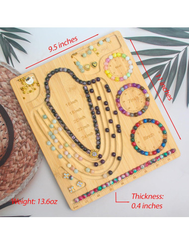 Tablero de cuentas HSZCTUY para hacer pulseras y collares