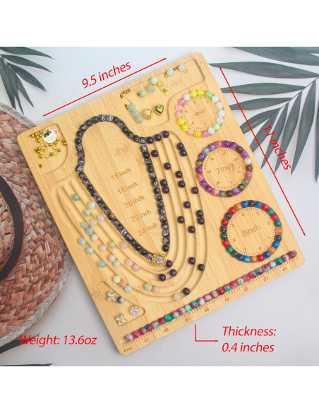 Tablero de cuentas HSZCTUY para hacer pulseras y collares
