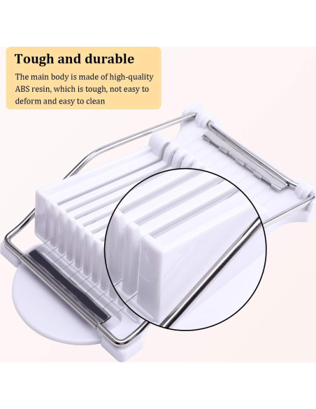 Cortador de Alimentos NVTED Blanco 10 Rebanadas Acero Inoxidable