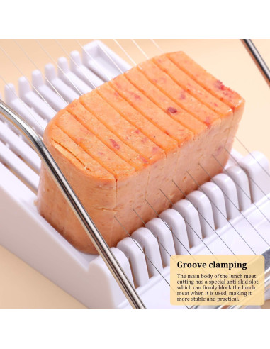 Cortador de Alimentos NVTED Blanco 10 Rebanadas Acero Inoxidable
