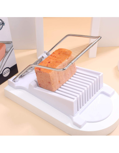 Cortador de Alimentos NVTED Blanco 10 Rebanadas Acero Inoxidable