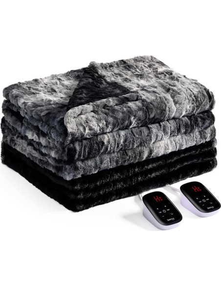 Manta Eléctrica Bearhug Queen 213x229 cm Doble Cara 10 Calores