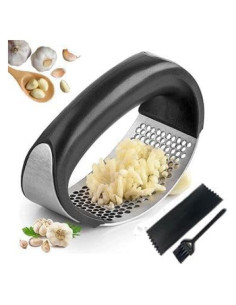 Picador de Ajo Acero Inoxidable Genérico 127g Ergonomico