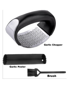 Picador de Ajo Acero Inoxidable Genérico 127g Ergonomico 2