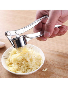 Prensa de Ajo YOUYOU de Acero Inoxidable 15 cm 2