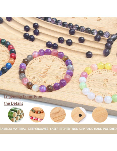 Tablero de cuentas HSZCTUY para hacer pulseras y collares