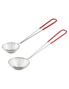 Cucharas Colador Acero Inoxidable Luzen 2 Pcs 27 y 29 cm