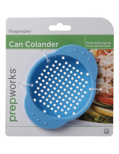 Colador de Lata de Mano Prepworks 11.4 cm Azul