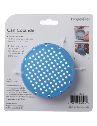 Colador de Lata de Mano Prepworks 11.4 cm Azul