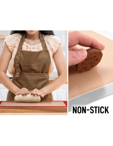 Tapetes de Silicona para Hornear Zulay Kitchen 2-Pack 42x29.5cm