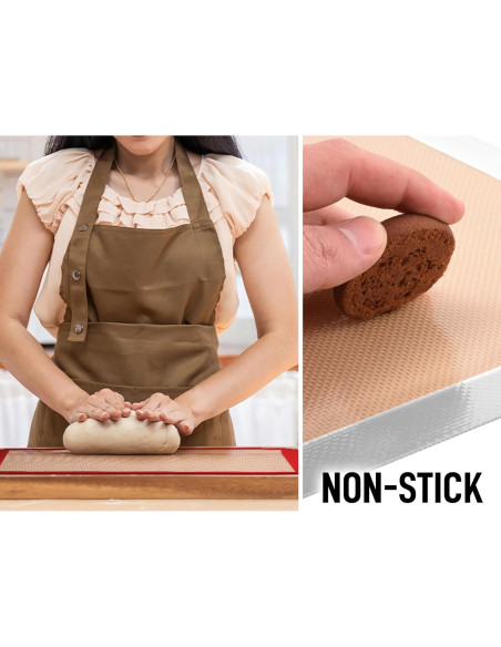 Tapetes de Silicona para Hornear Zulay Kitchen 2-Pack 42x29.5cm