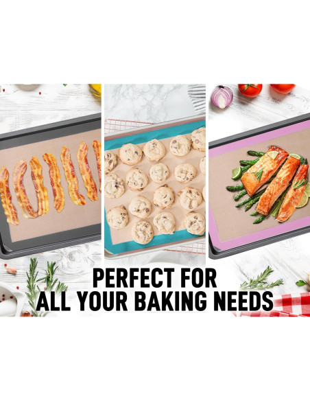 Tapetes de Silicona para Hornear Zulay Kitchen 2-Pack 42x29.5cm