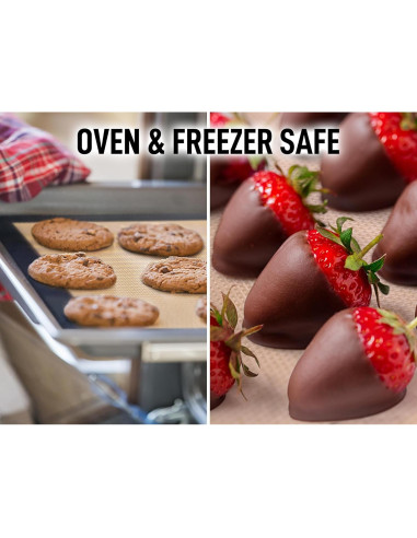 Tapetes de Silicona para Hornear Zulay Kitchen 2-Pack 42x29.5cm