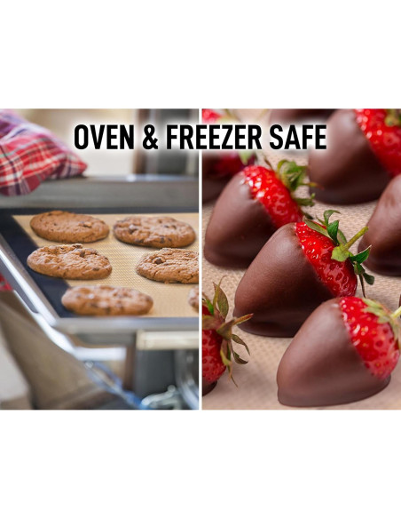 Tapetes de Silicona para Hornear Zulay Kitchen 2-Pack 42x29.5cm