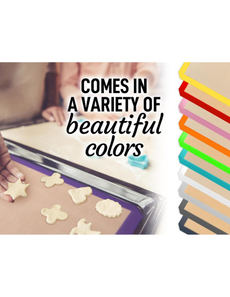 Tapetes de Silicona para Hornear Zulay Kitchen 2-Pack 42x29.5cm