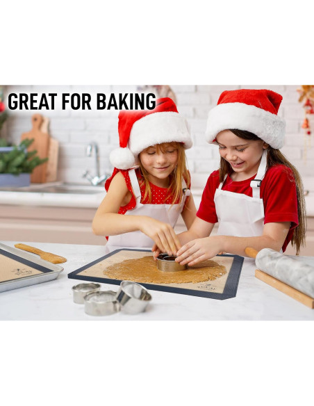Tapetes de Silicona para Hornear Zulay Kitchen 2-Pack 42x29.5cm