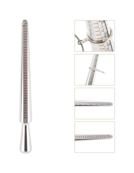 Juego de herramientas para joyería - Mandril, Martillo y Medidores