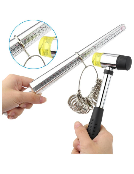 Kit de Medición de Tamaño de Anillo Accmor - 31 Piezas