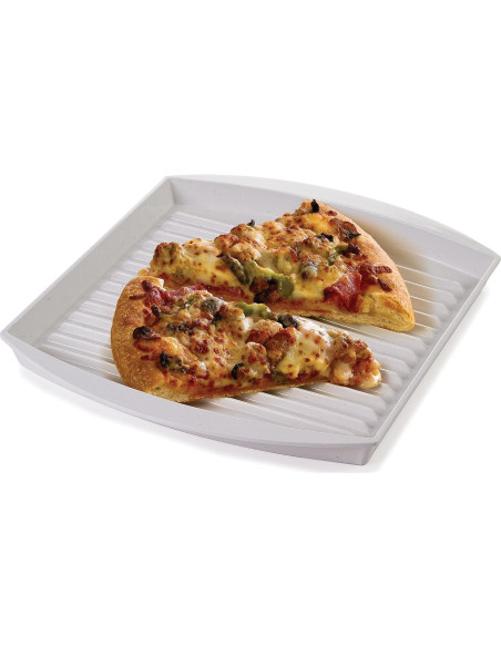 Parrilla de Tocino Microondas Progresivo Internacional Blanca