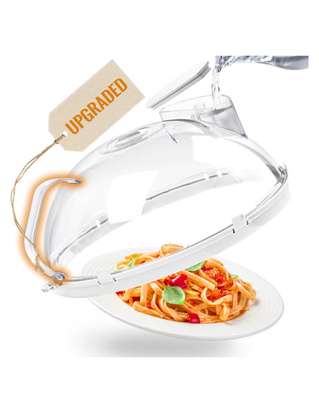 Cubierta de Microondas Gracenal 26.4 cm Beige con Mango