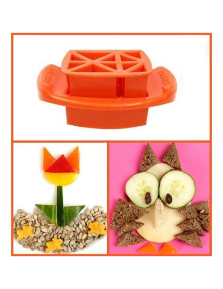 Juego de 3 Cortadores de Comida FunBites - Formas Divertidas