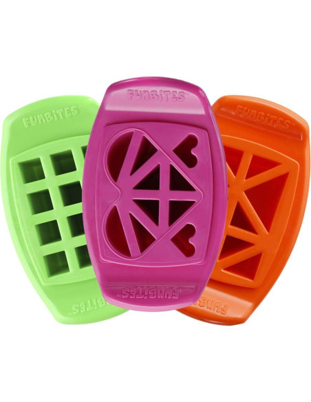 Juego de 3 Cortadores de Comida FunBites - Formas Divertidas