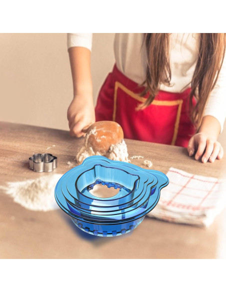 Cortador y Sellador de Sándwich YUMKT Oso Azul 5 Piezas Cortador y Sellador de Sándwich YUMKT Oso Azul 5 Piezas