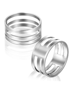 Herramienta Abridora de Anillos de Salto ZEYIYER 2 Piezas Plata