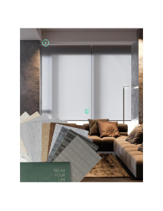 Persianas Motorizadas Yoolax 152x152 cm Filtrantes Luz