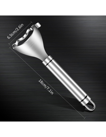 Pelador de Maíz Perla Dorada Acero Inoxidable Ergonómico