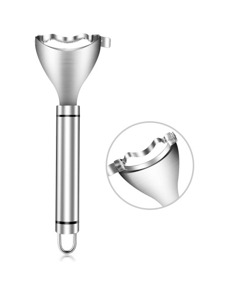Pelador de Maíz Perla Dorada Acero Inoxidable Ergonómico
