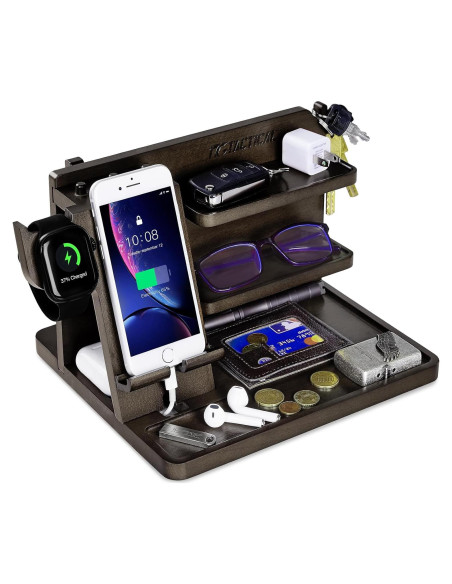 Organizador de Mesita de Noche Madera 1TG Tactical Ajustable