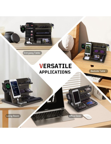 Organizador de Mesita de Noche Madera 1TG Tactical Ajustable