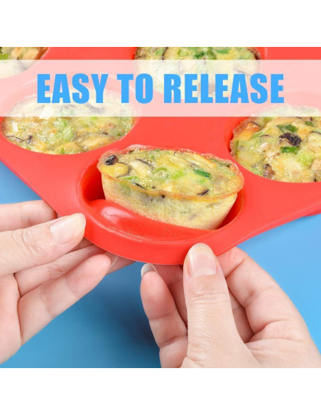 Molde de Silicona para Muffins CAKETIME 12 Tazas Antiadherente