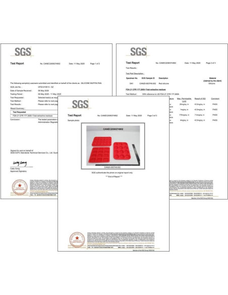 Molde de Silicona para Muffins CAKETIME 12 Tazas Antiadherente
