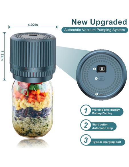 Sellador de Vacío Eléctrico UNERVER M12 Automático 2024