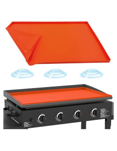 Alfombrilla de silicona Beofinest para plancha 36" Naranja