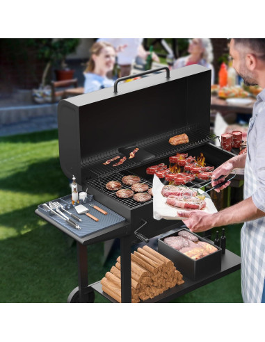 Alfombrilla de Silicona SARTNP para Parrilla 40x29 cm Gris